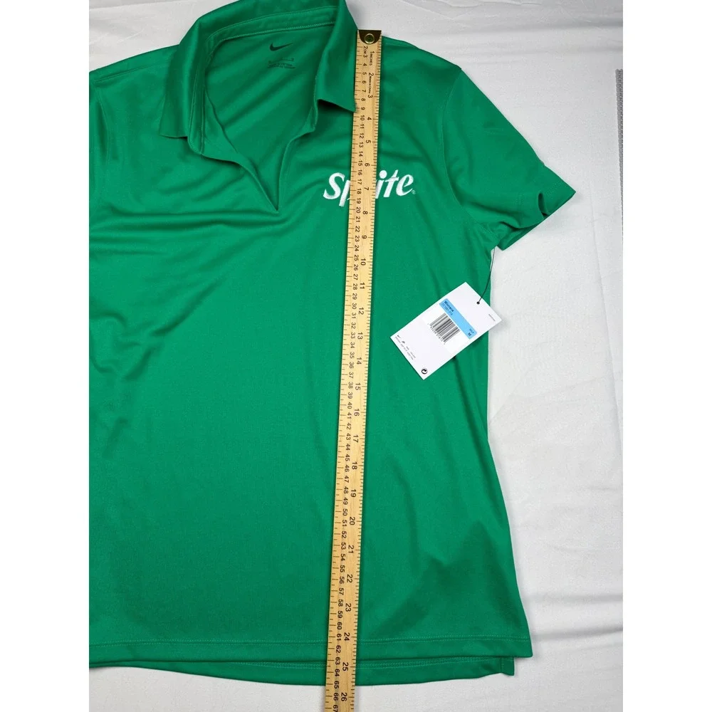 Nike Golf Sprite Polo Shirt Womens Medium Green Dri-FIT Short Sleeve DC1991-319